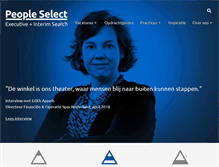 Tablet Screenshot of peopleselect.nl